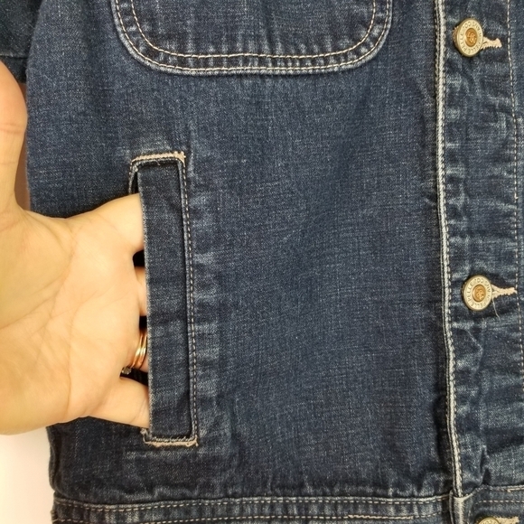 Vintage Marc Buchanan Pelle Pelle Jean Jacket, sz S - Picture 10 of 10